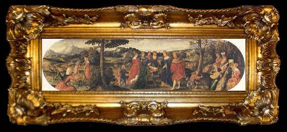 framed  BONIFACIO VERONESE Moses Saved from the Water, ta009-2